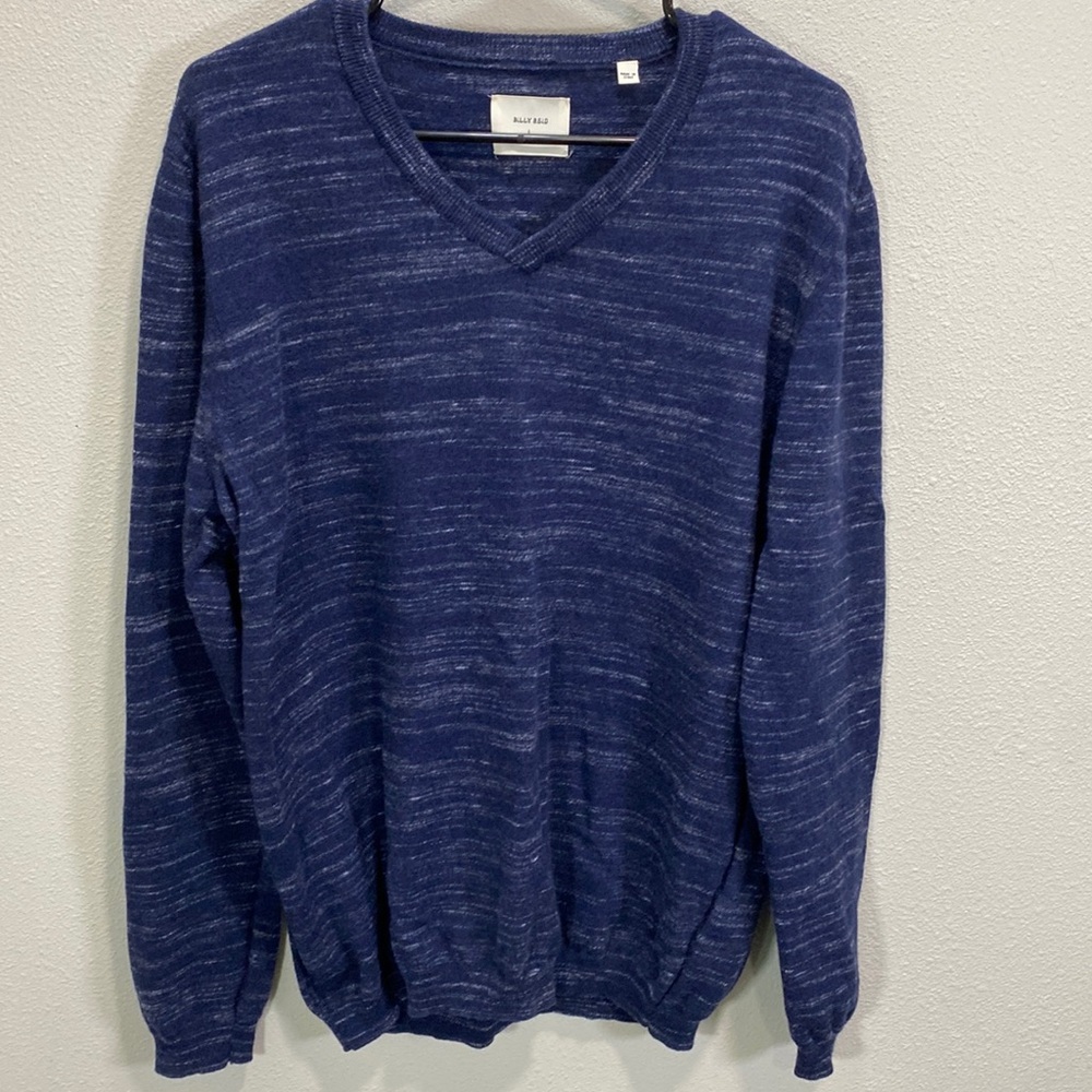 Billy‎ Reid wool sweater v neck made in Italy